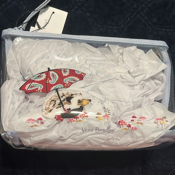 Vera Bradley Powered by Totes Clear Cosmetic Bag - Picture 3 of 6